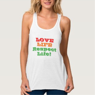 Love Life Women's Colorful Statement Tank Top
