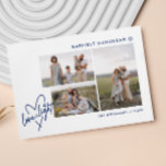 Love & Light Heart Hanukkah 3 Photo Card<br><div class="desc">Celebrate the Festival of Lights in a warm, modern way with this customizable Hanukkah photo card – perfect for sharing love, light, and joy with those who matter most. Designed with simplicity and elegance, this card features a heartfelt “Love and Light” message in a hand-lettered script, framed inside a charming...</div>