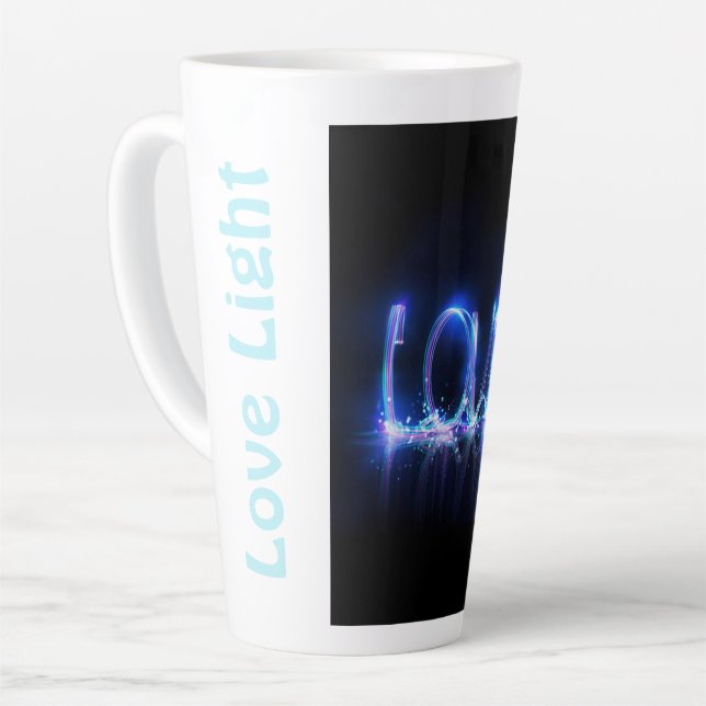 Love Light Latte Mug (Left Angle)