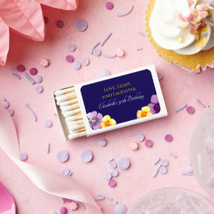 Love Light Laughter Hand-Illustrated Summer Party Matchboxes