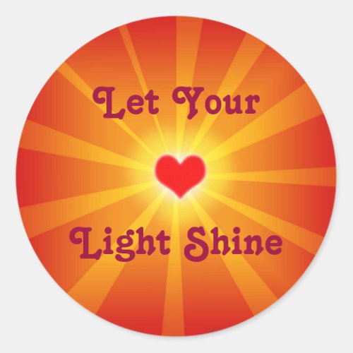 Love Light Shine Sticker