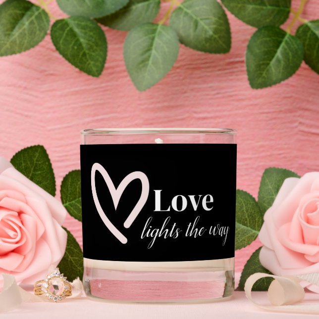 Love Lights The Way  Scented Candle (Wedding)