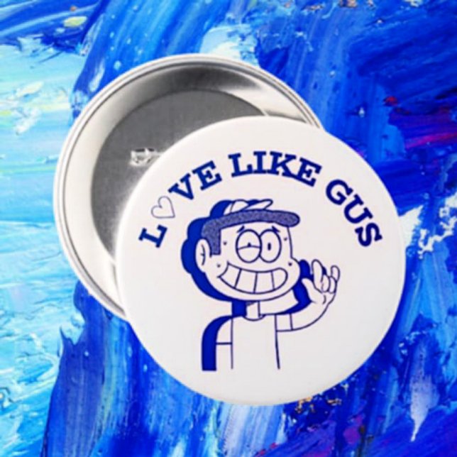 Love Like Gus: ASL Tribute Design Button (Creator Uploaded)