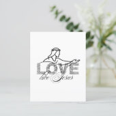 Love Like Jesus Christian Typography Design (Standing Front)