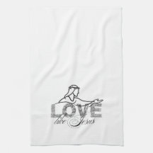 Love Like Jesus Christian Typography Design