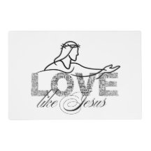 Love Like Jesus Christian Typography Design