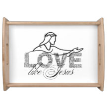 Love Like Jesus Christian Typography Design