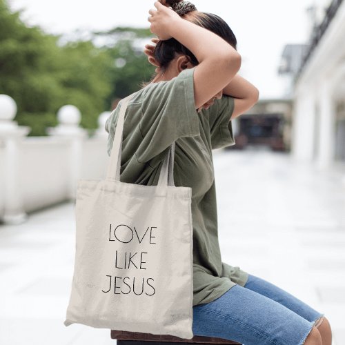 Love Like Jesus Church Tote Bag