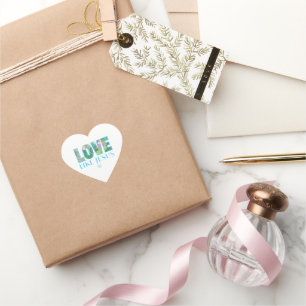 Love Like Jesus Heart Sticker