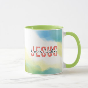 Love Like Jesus Inspirational Christian Quote Mug
