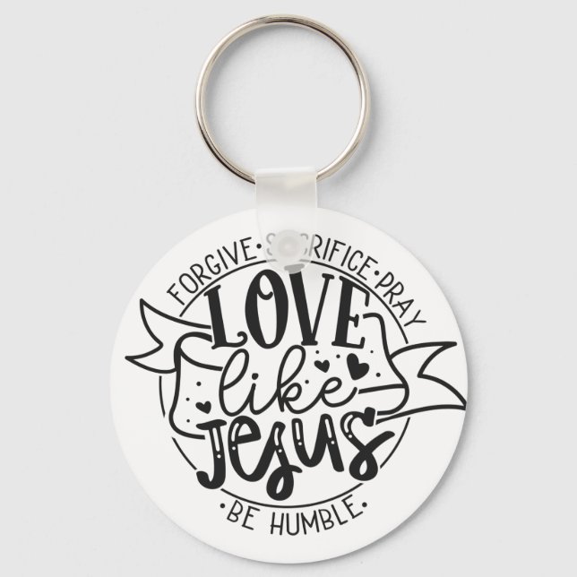 Love Like Jesus Keychain (Front)