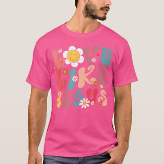 Love Like Jesus Religious God Christian Vintage Re T-Shirt