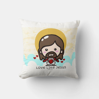 Love like Jesus Throw Pillow