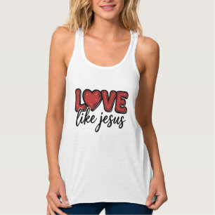 Love Like Jesus Vintage Christian Shirt Design_1