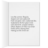 Love Like Summer, Silent Waiting Cards (Inside (Right))