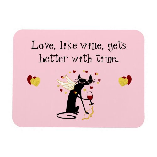 Love Like Wine Valentine Magnet