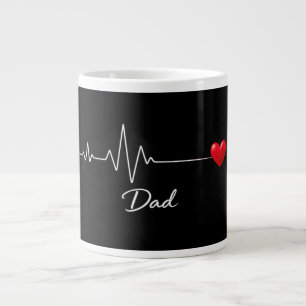 Love Line Dad Gift Giant Coffee Mug