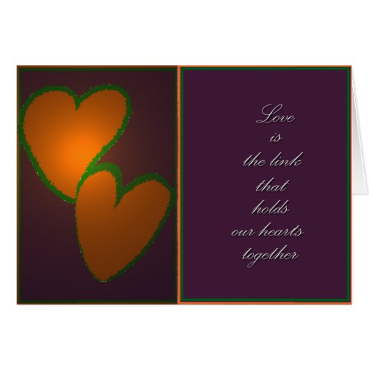 Love links cards (Front Horizontal)