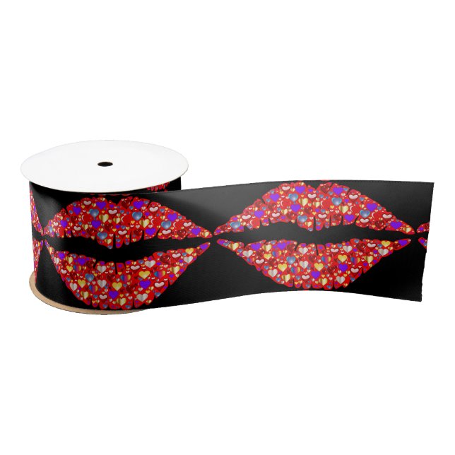 love lips ribbon (Spool)