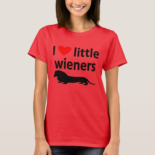 LOVE LITTLE WIENERS TEE (Front)