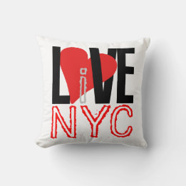 Love & Live In NYC Pillow