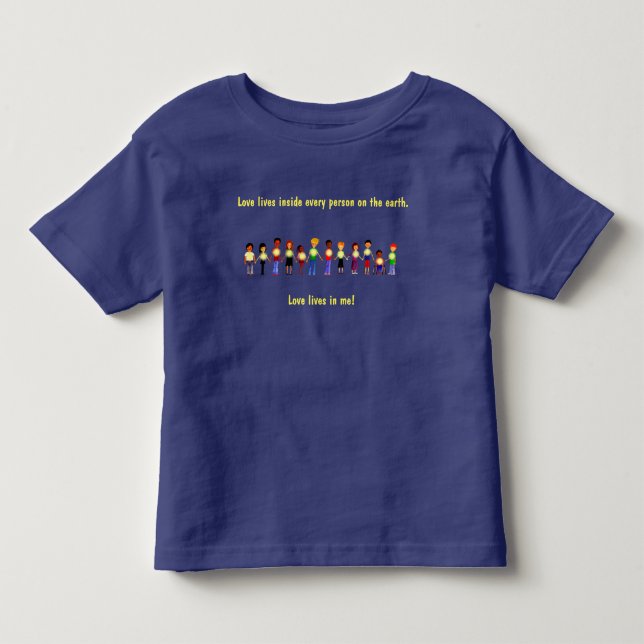 Love Lives in Me for Kids Toddler T-shirt (Front)