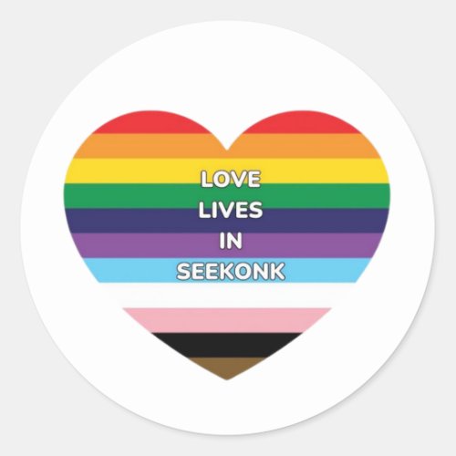 Love Lives in Seekonk Stickers