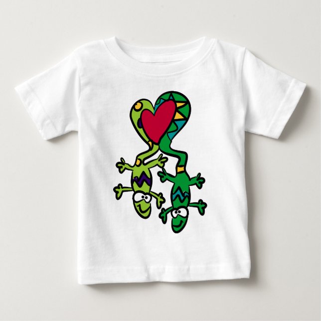 Love Lizards Baby T-Shirt (Front)