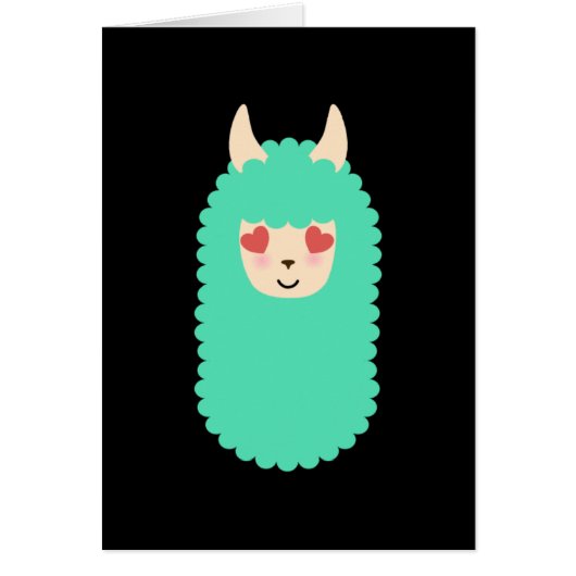 Love Llama Emoji Cards (Front)