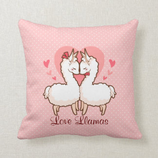 Love Llama Pillow