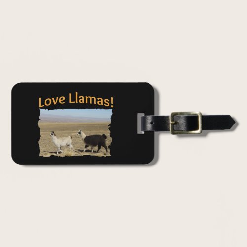 Love Llamas - Best Friends Luggage Tag