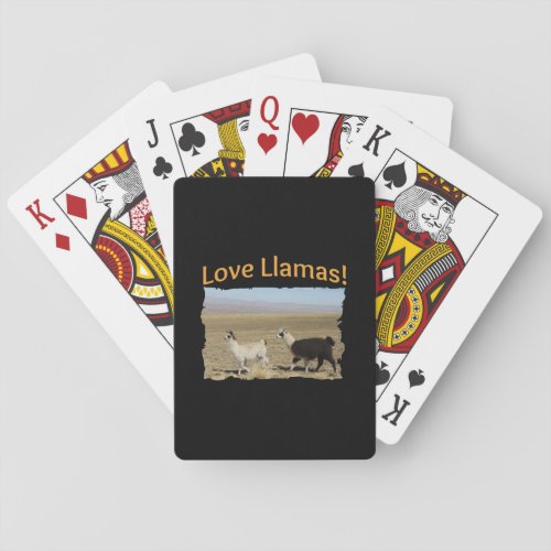 Love Llamas - Best Friends Poker Cards