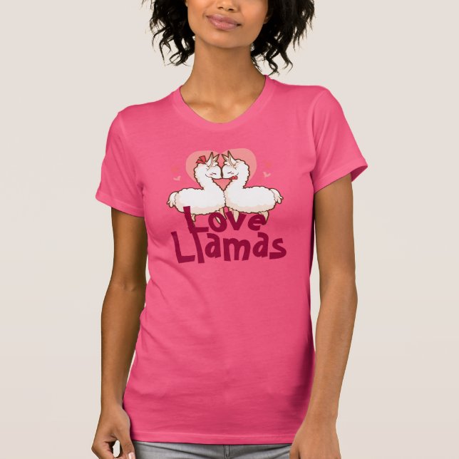 Love Llamas Pajama Top (Front)