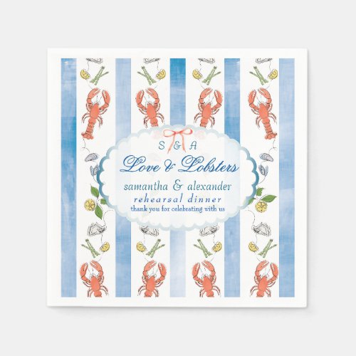 Love & Lobster Coquette Wedding Rehearsal Dinner