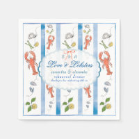 Love & Lobster Red Bow Wedding Rehearsal Dinner