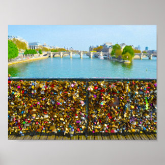 Love Lock Bridge Poster
