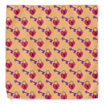 Love Lock + Key Bandana