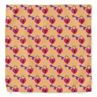 Love Lock + Key Bandana