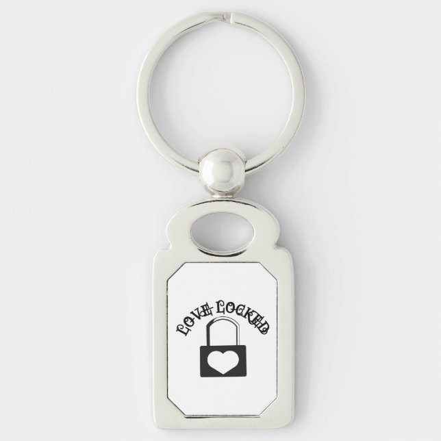 Love Locked Keychain (Front)