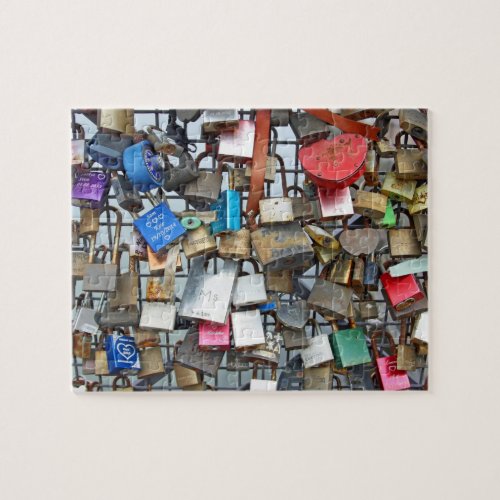 Love locks jigsaw puzzle