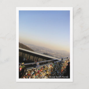 Love Locks/Namsan Park, Seoul, South Korea Postcard