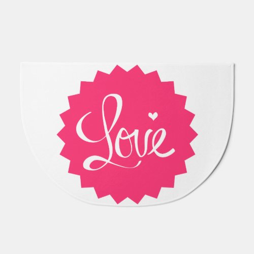 Love Logo  Doormat