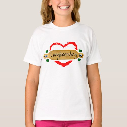 love longboarding T_Shirt