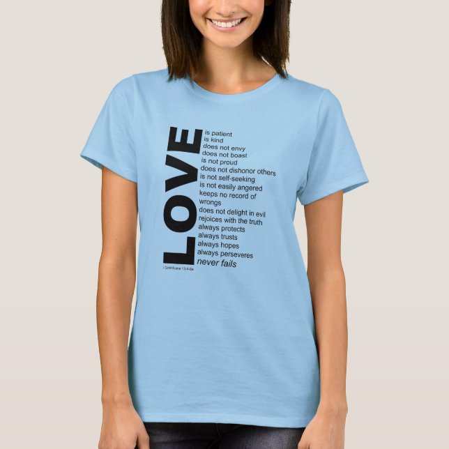 Love & Love Flipped T-Shirt (Front)