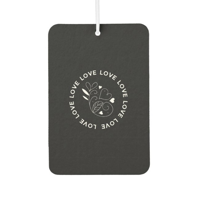 Love Love Love Air Freshener (Front)