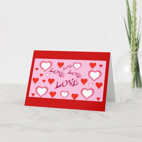 Love Love Love Christian Valentine Card