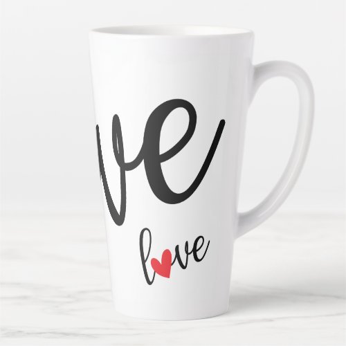 Love Love Love Hearts Latte Mug