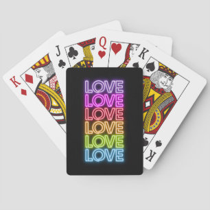 Love Love Love Love Poker Cards