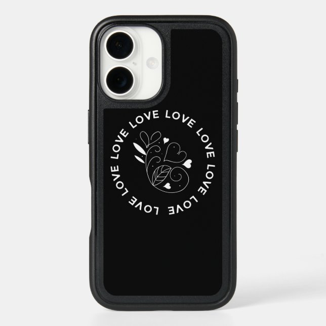Love Love Love Otterbox iPhone Case (Back)