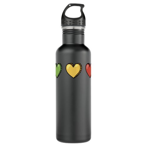 Love Love Love  Stainless Steel Water Bottle